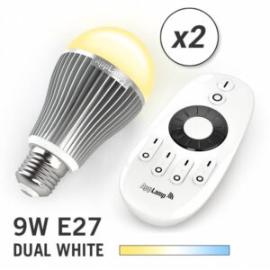 Mi·Light Mi-light 9W Dual White E27 Set van 2 Wifi LED Lampen - led-lighting-store.nl